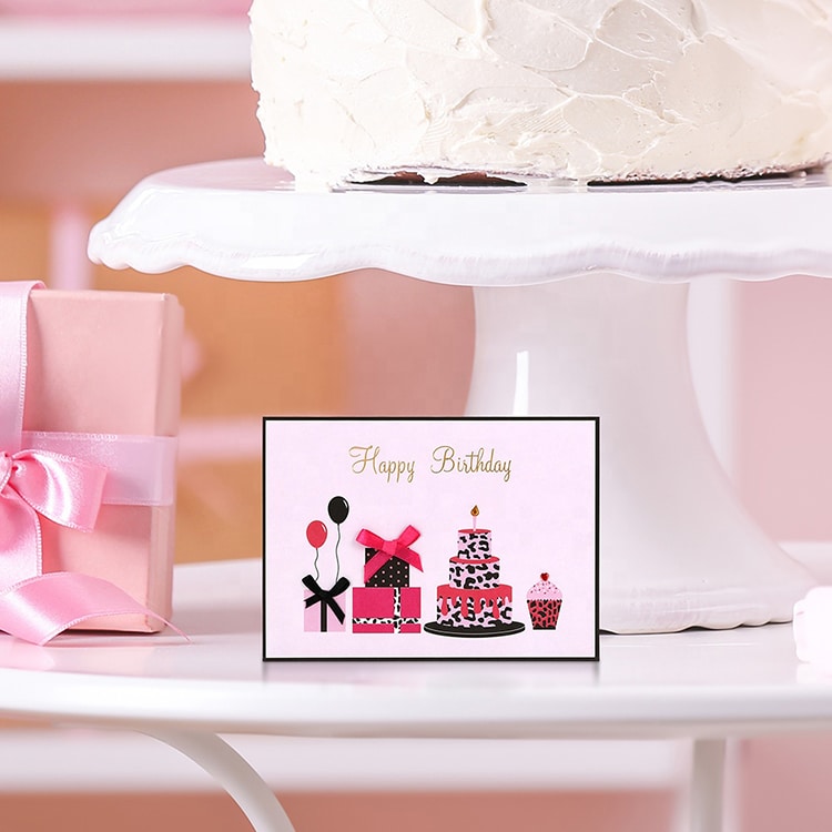 OEM Girl Handmade Birthday Card view 2