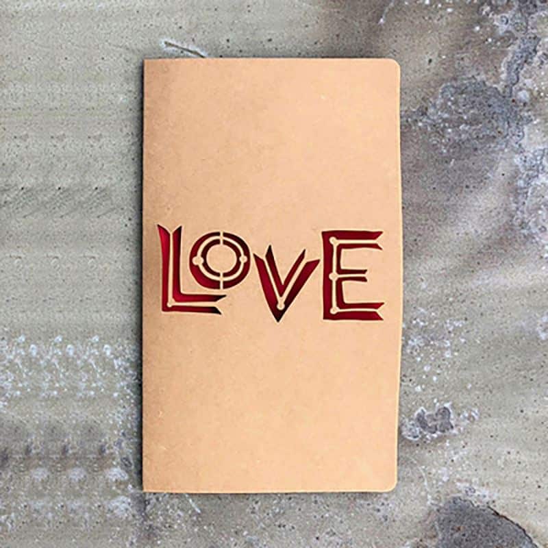 OEM Laser Cut Kraft Paper Invitation Card view 2