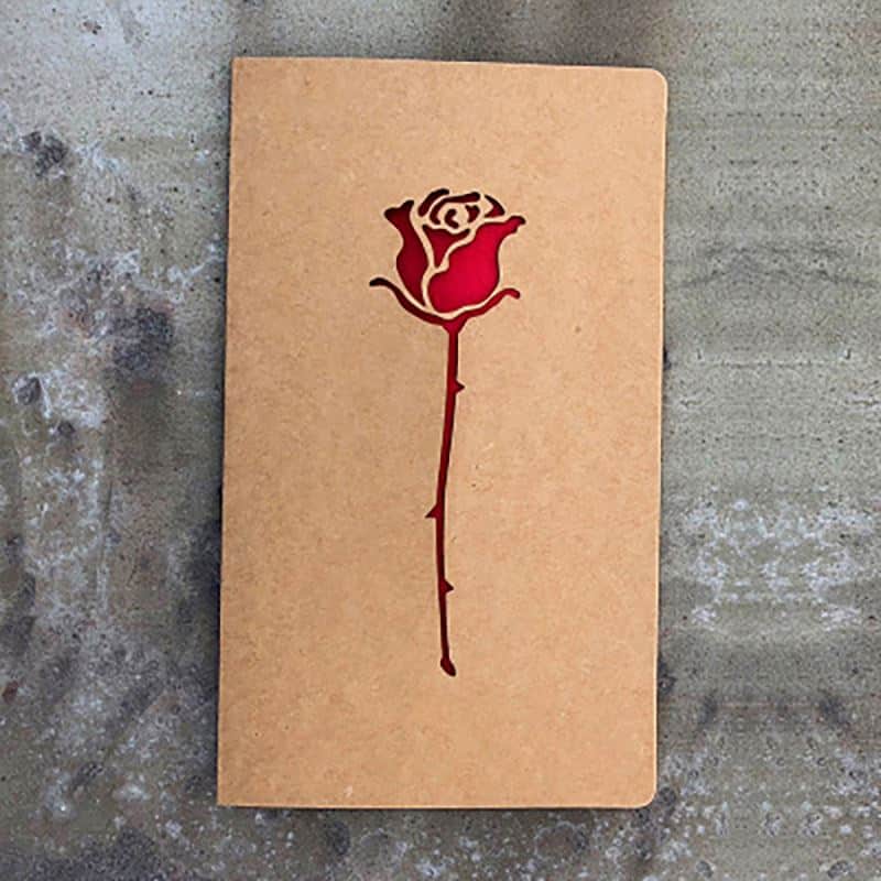 OEM Laser Cut Kraft Paper Invitation Card view 3