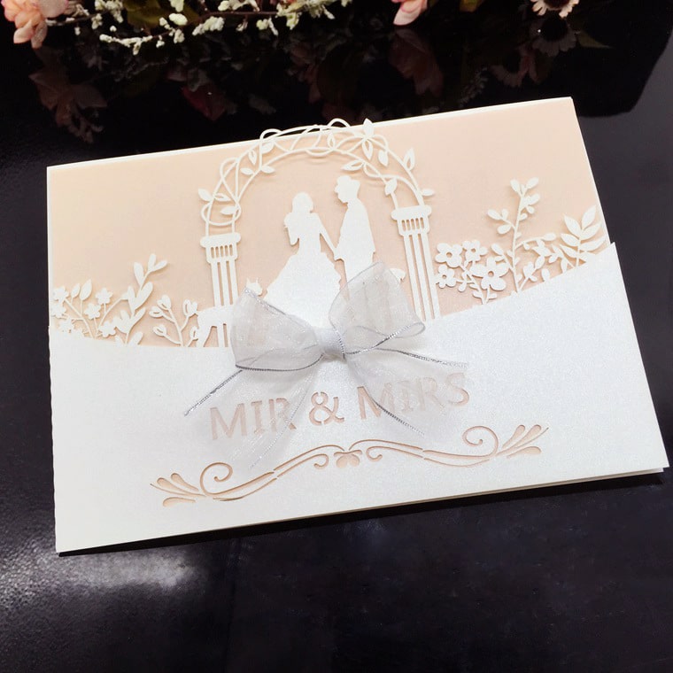 OEM Paper Wedding Invitation Card view 2