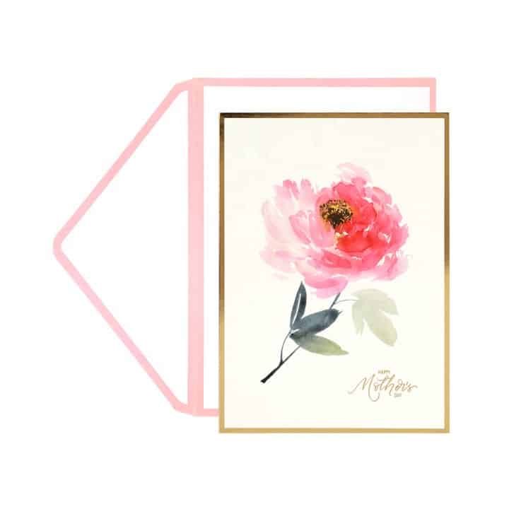 OEM Rose Flavor Mothers Day Cards — custom card printing