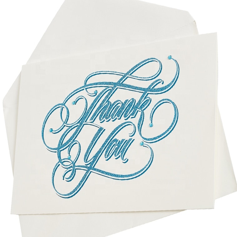 OEM Trendy Letter Thank You Card view 3