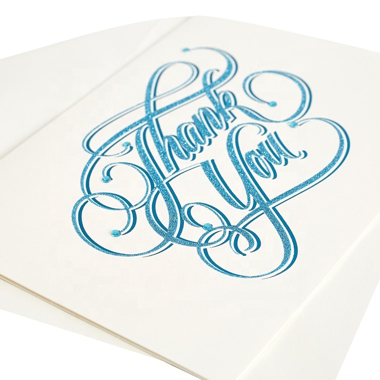 OEM Trendy Letter Thank You Card view 4