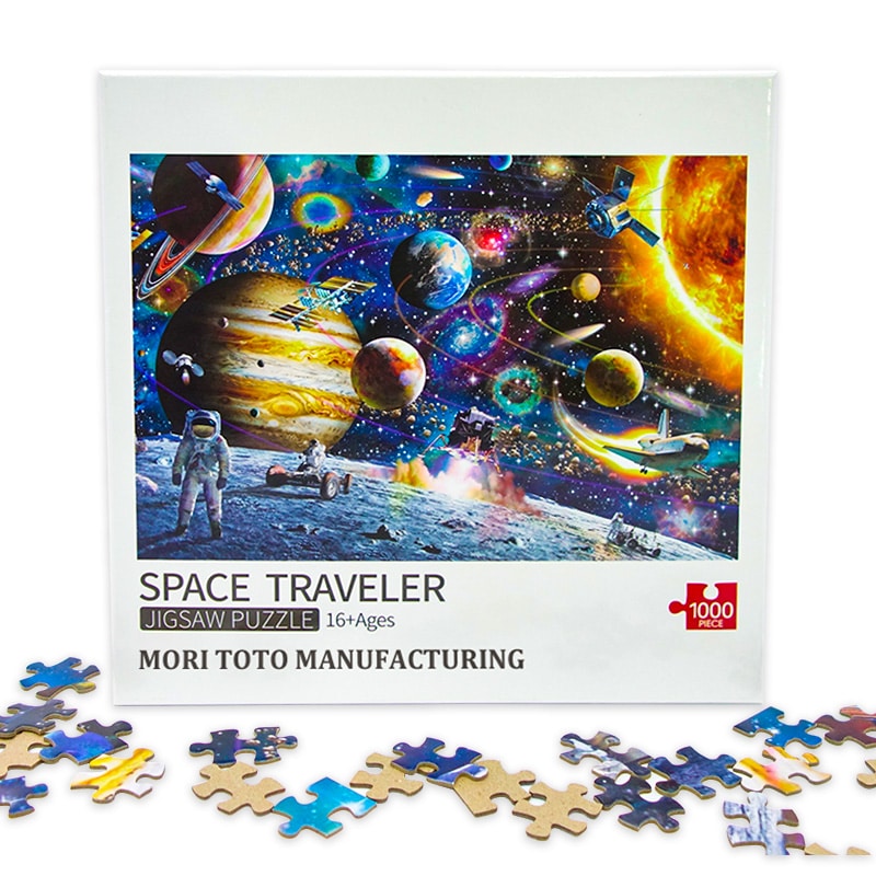 OEM cardboard jigsaw puzzle — custom card printing