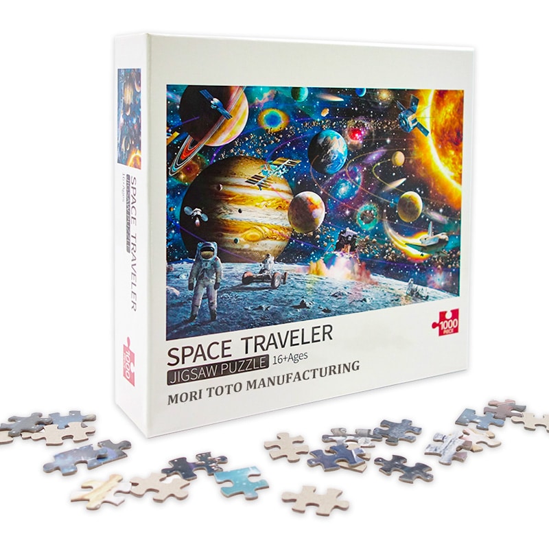 OEM cardboard jigsaw puzzle view 2