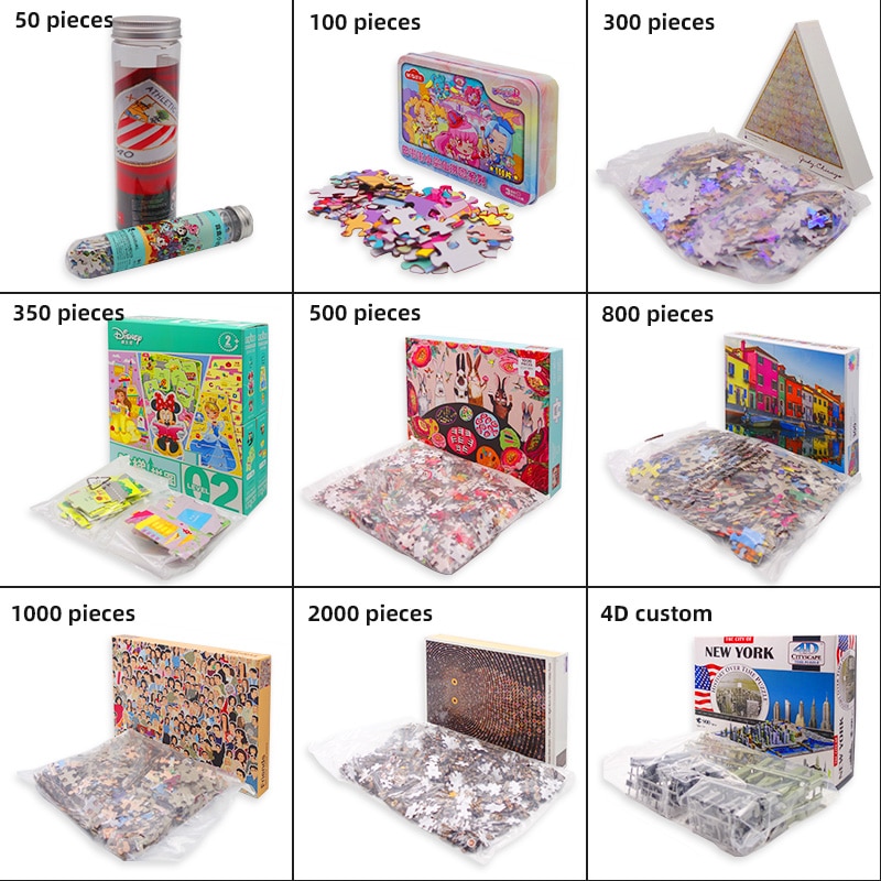 OEM cardboard jigsaw puzzle view 4