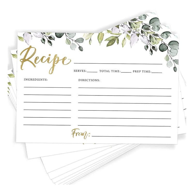 OEM easy Write Whiskey Recipe Card view 2