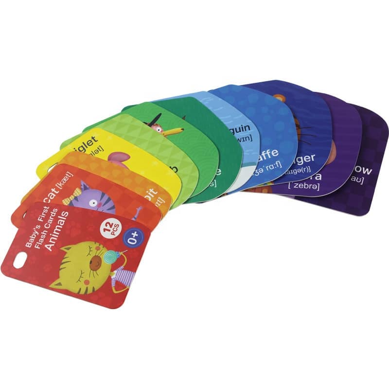 OEM english learning flash cards view 3