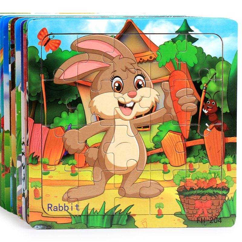 OEM kids cartoon animal jigsaw puzzle view 2