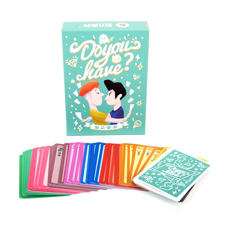 OEM learning cards game — custom card printing