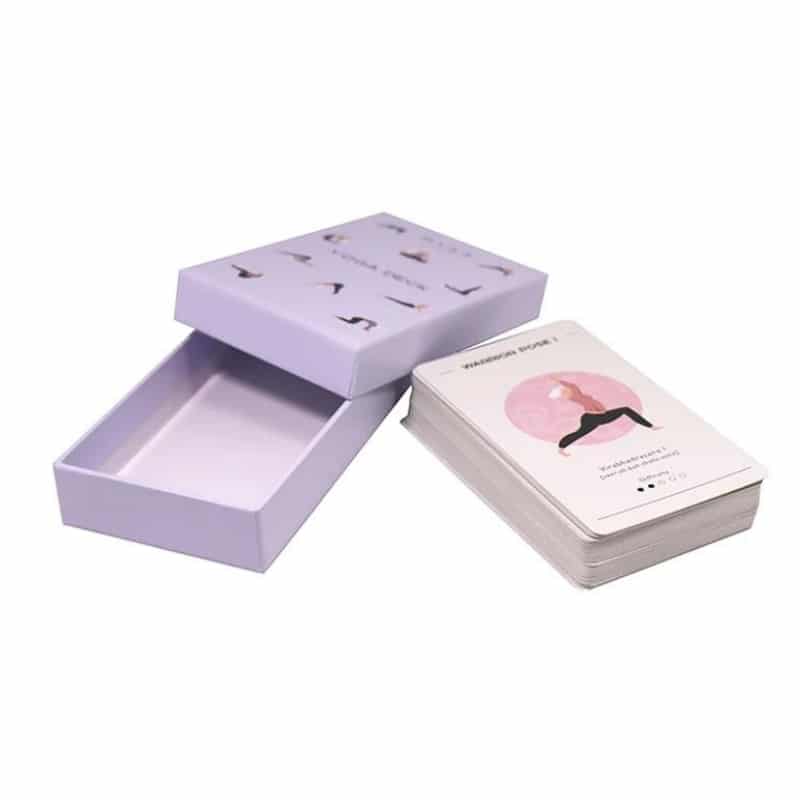 OEM printing high quality yoga cards view 4