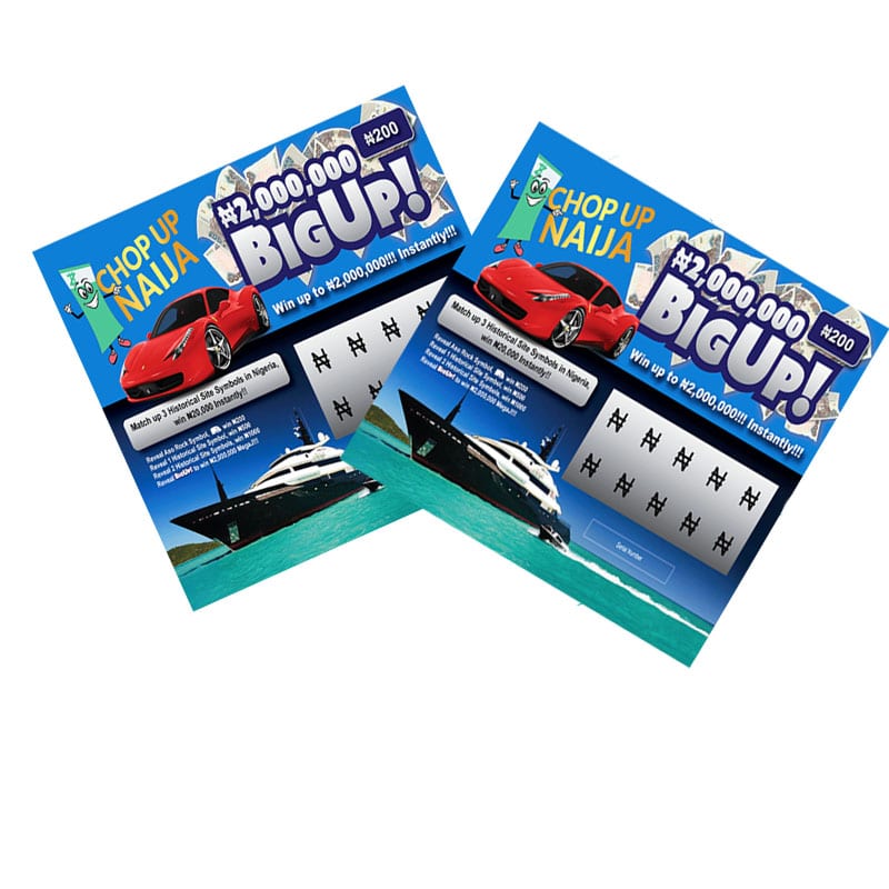 Offset Printing Scratch Cards Printing view 2