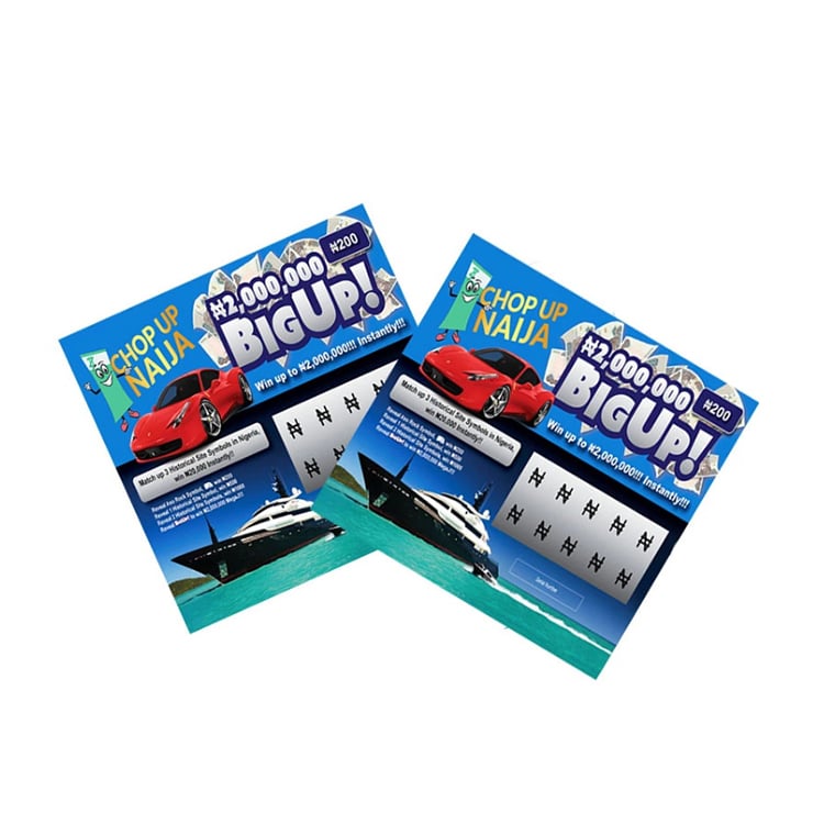 Offset Printing Scratch Lucky Cards view 4