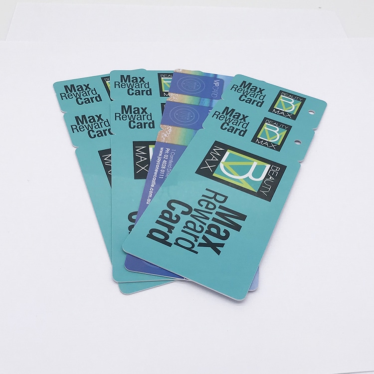 PLASTIC COMBO CARDS with key tags view 3