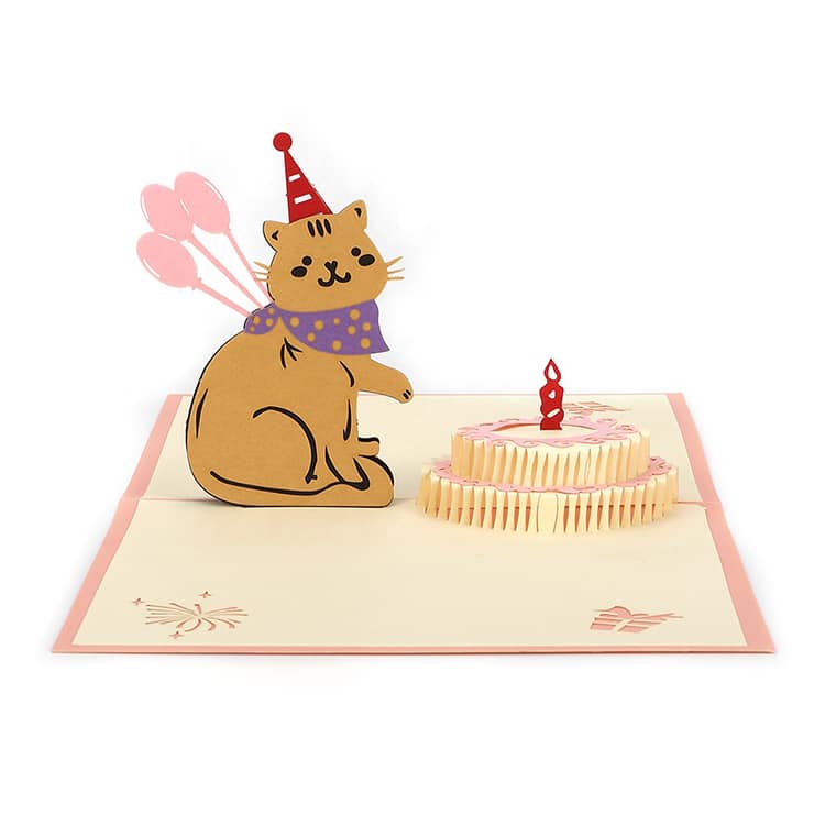 Personalised 3D Pop Up Birthday Greeting Cards — custom card printing