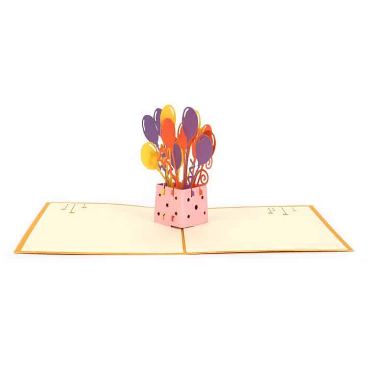 Personalised 3D Pop Up Greeting Cards with Envelopes — custom card printing