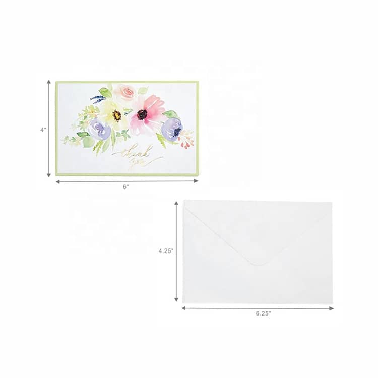 Personalised Blank Cute Thank You Cards view 4