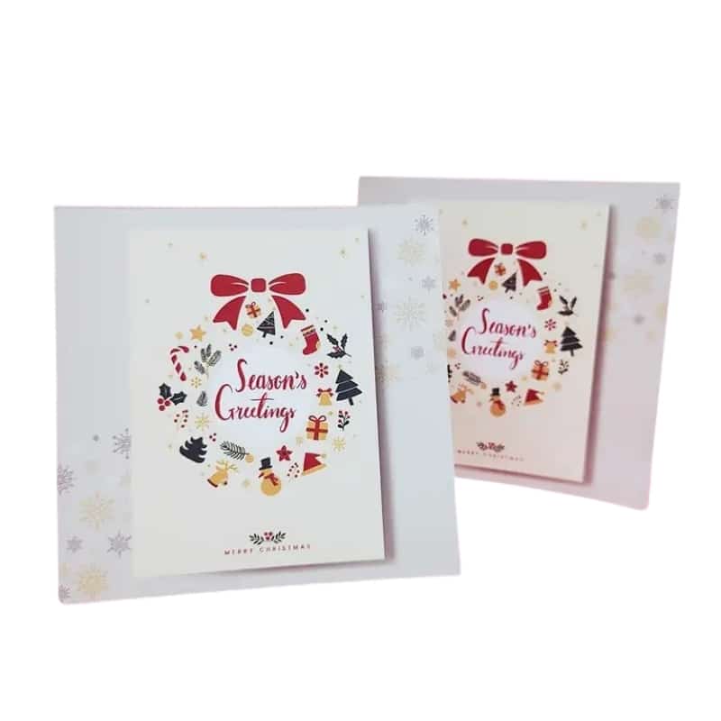 Personalised Merry Christmas cards view 2