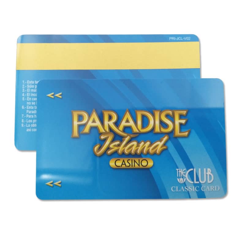 Personalised design PVC Magnetic stripe card view 4