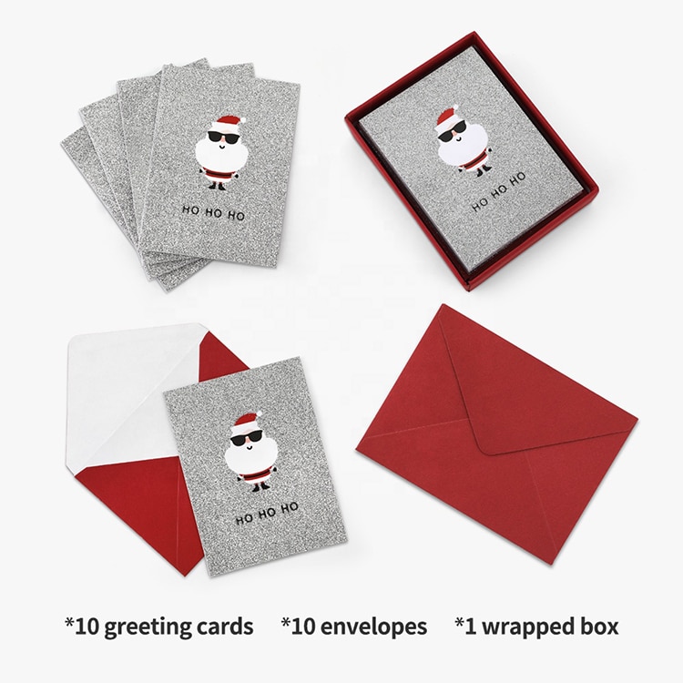 Personalized Christmas Greeting Cards In A Box view 3