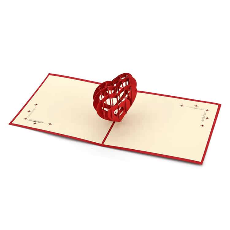 Personalized Laser Cut 3D Pop Up Greeting Cards — custom card printing