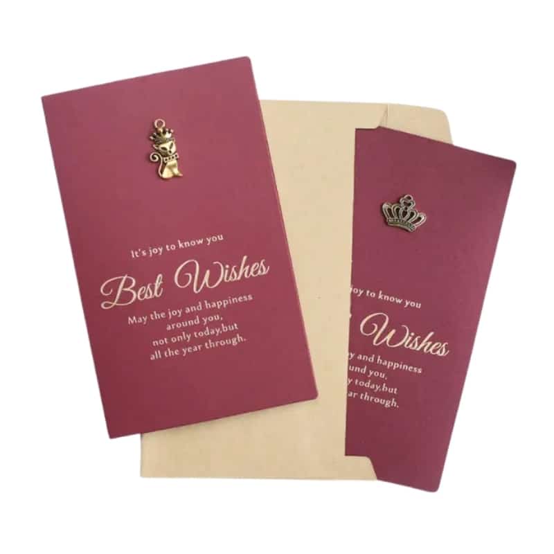 Personalized envelope invitation card — custom card printing