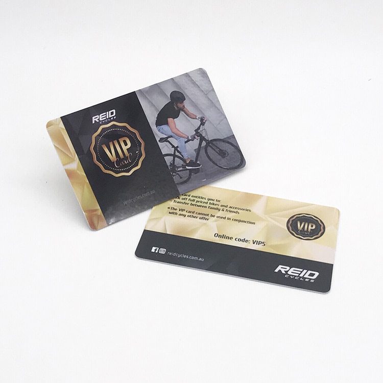 Plastic loyalty membership Gift card printing view 4