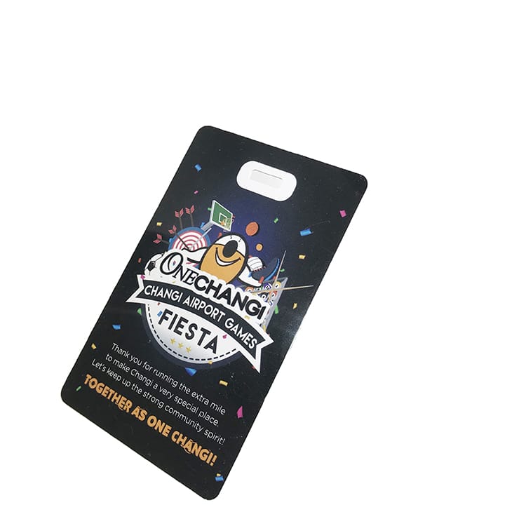 Plastic luggage tag card Printing — custom card printing