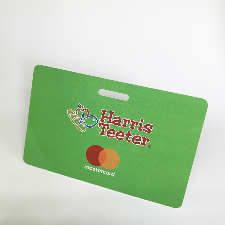 Plastic luggage tag card Printing view 2