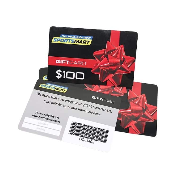 Plastic voucher gift card printing — custom card printing