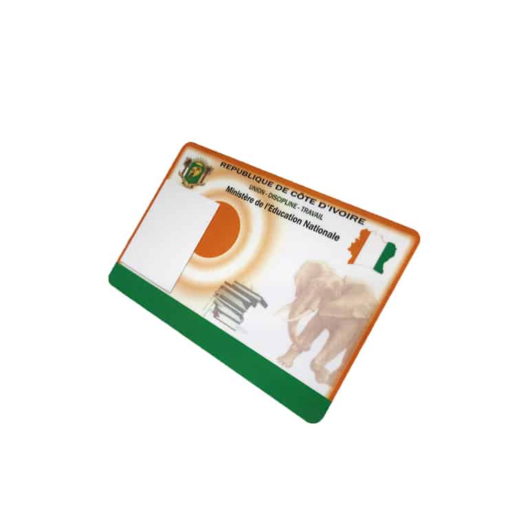 Preprint Plastic membership ID card view 3