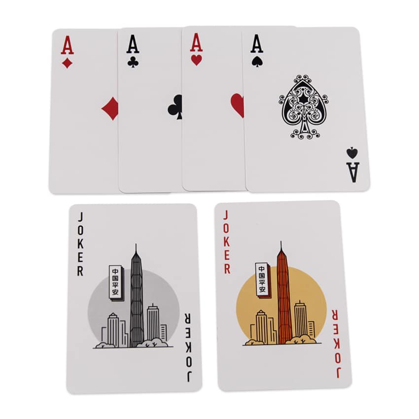 Printed Advertising Poker With Box view 4