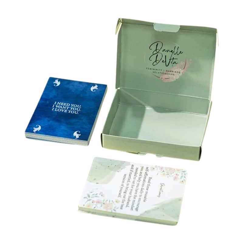 Printed boxed game cards — custom card printing