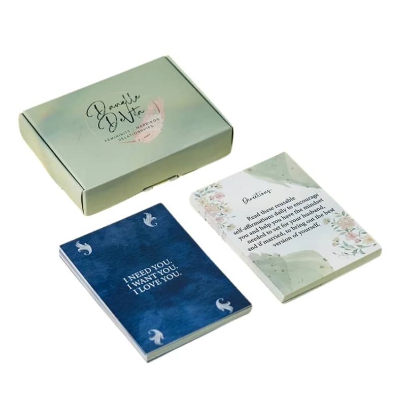 Printed boxed game cards view 4