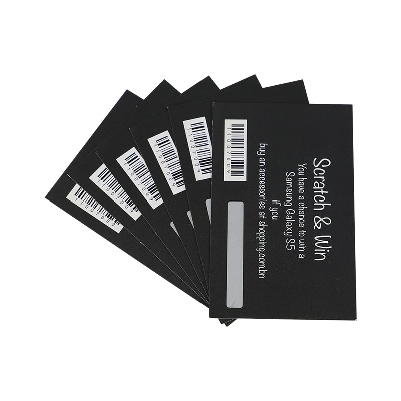 Printing Discount Scratch Gift Lottery Card view 4