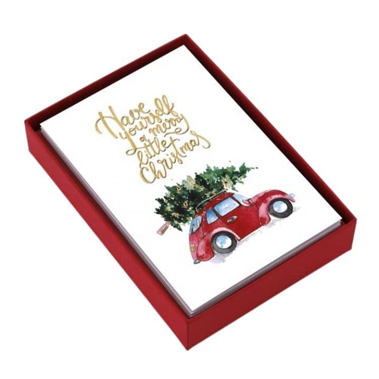Printing Gold Foil Christmas Greeting Cards — custom card printing