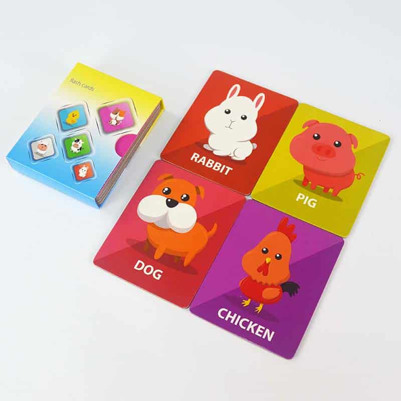 Printing Kids English Animal Study Cards view 4