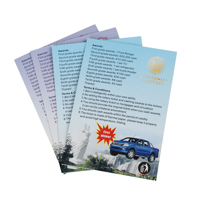 Printing Voucher Paper Scratch Off Card view 2