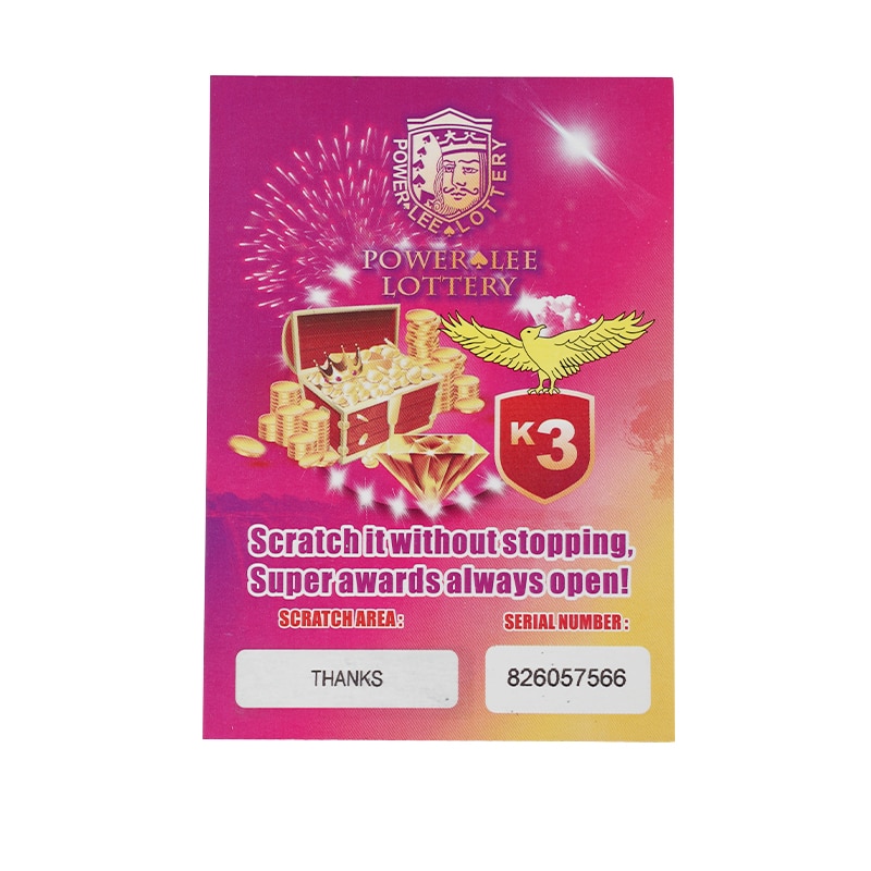 Printing Voucher Paper Scratch Off Card view 3