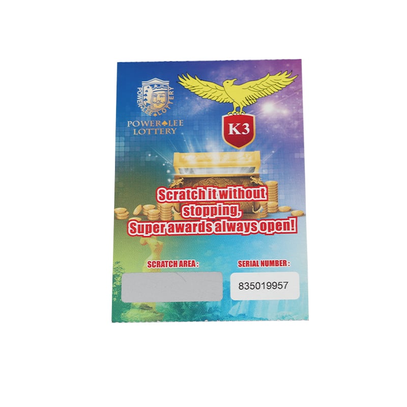 Printing Voucher Paper Scratch Off Card view 4