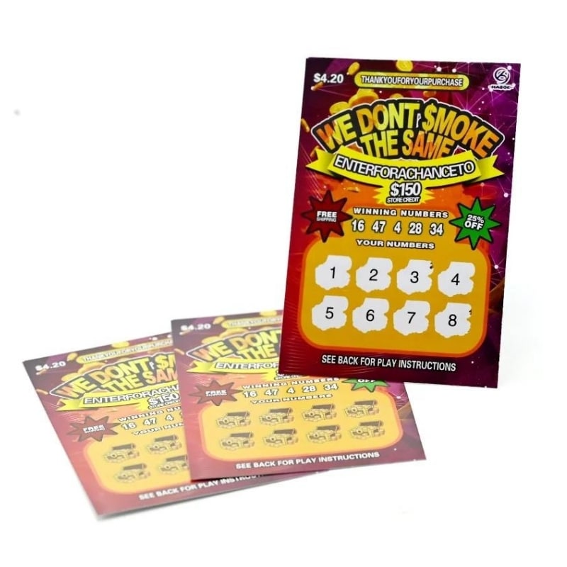 Scratch card printing view 3