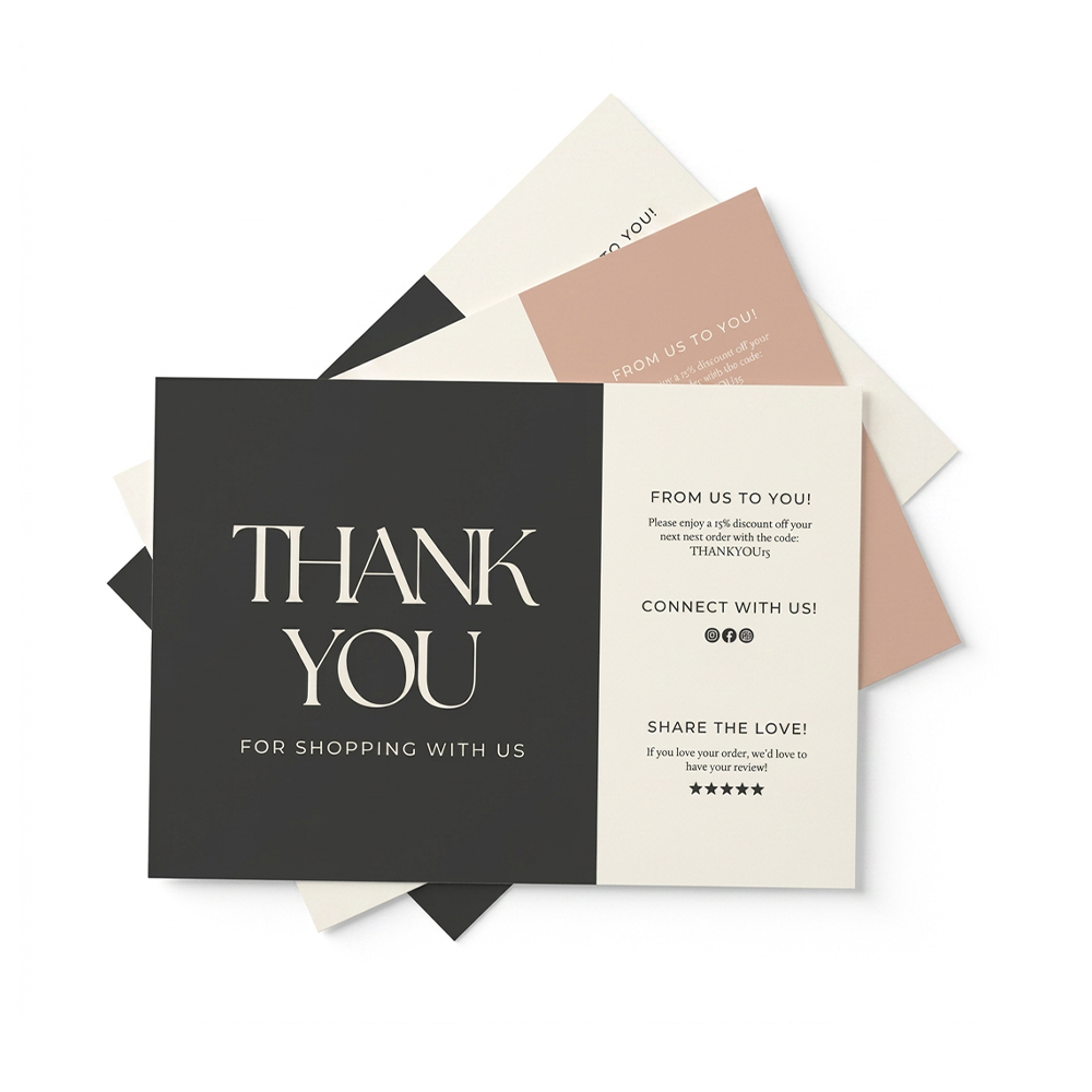 Thank You Cards — custom card printing