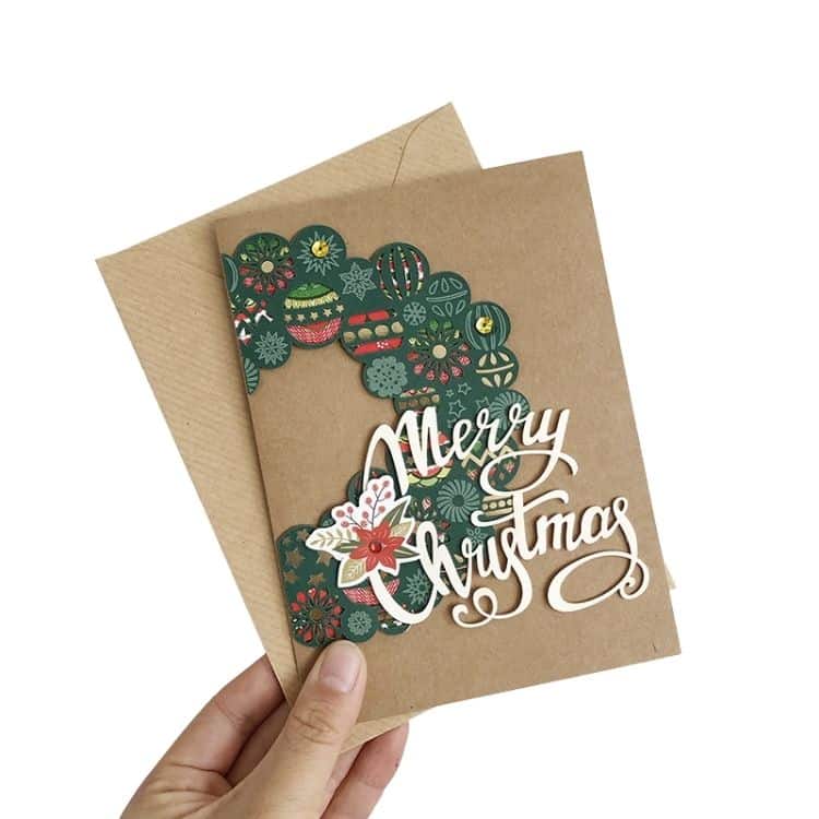 Wholesale 3D Christmas Laser Cut Greeting Card — custom card printing
