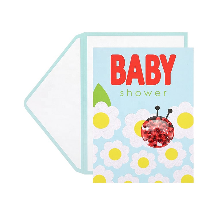 Wholesale 3D New Baby Shower Greeting Cards — custom card printing