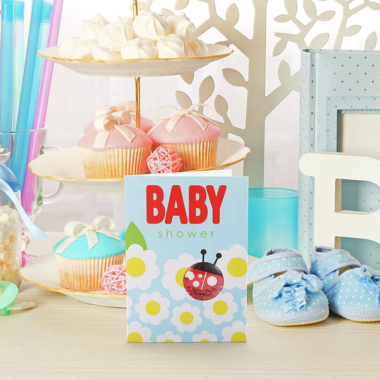 Wholesale 3D New Baby Shower Greeting Cards view 2