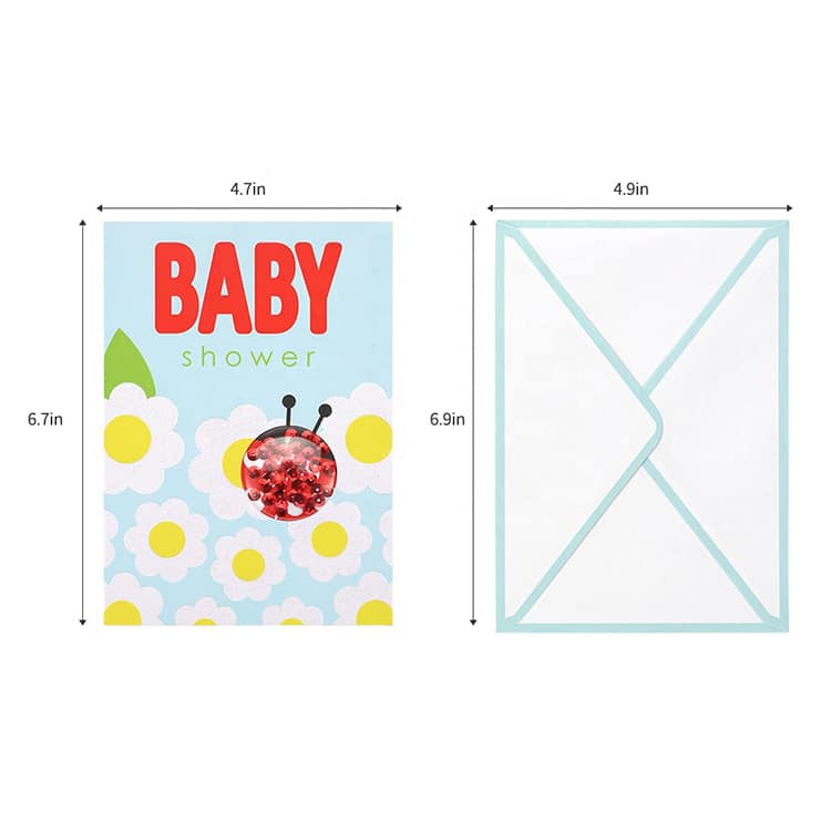 Wholesale 3D New Baby Shower Greeting Cards view 4