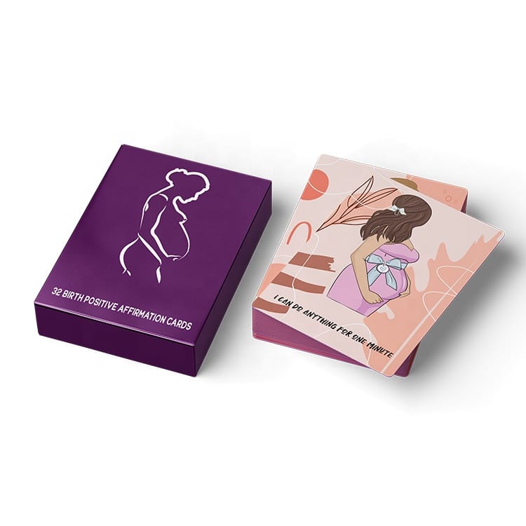 Wholesale Birth Affirmation Cards deck Printing view 2