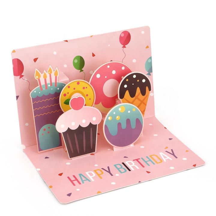 Wholesale Cute 3D Greeting Card — custom card printing