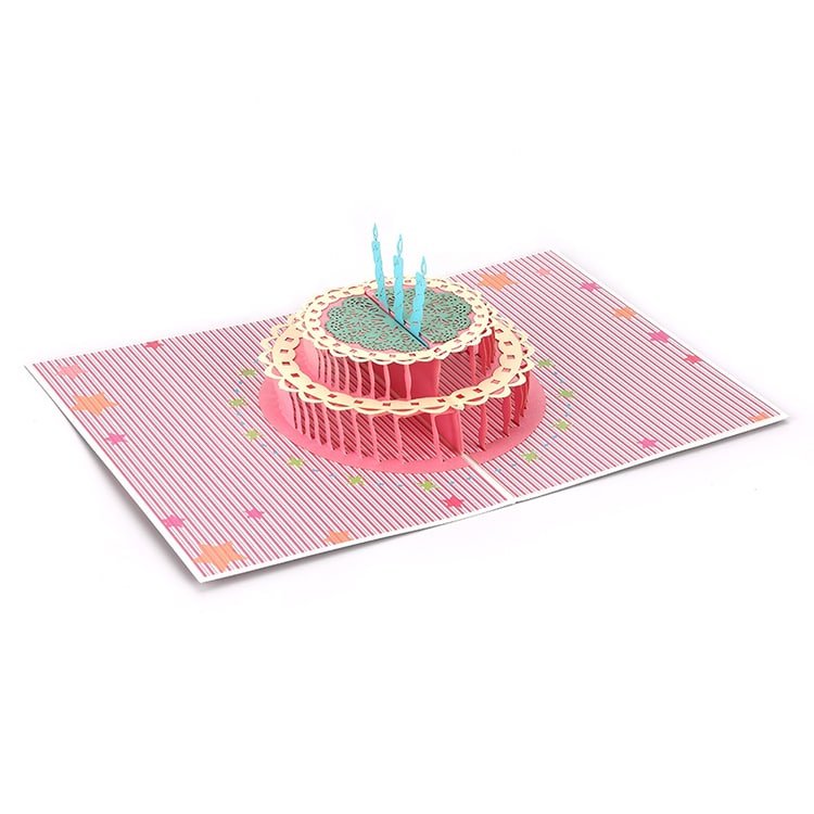 Wholesale Gold Foil 3D Greeting Card — custom card printing