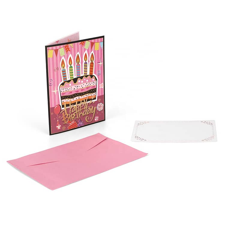 Wholesale Gold Foil 3D Greeting Card view 2